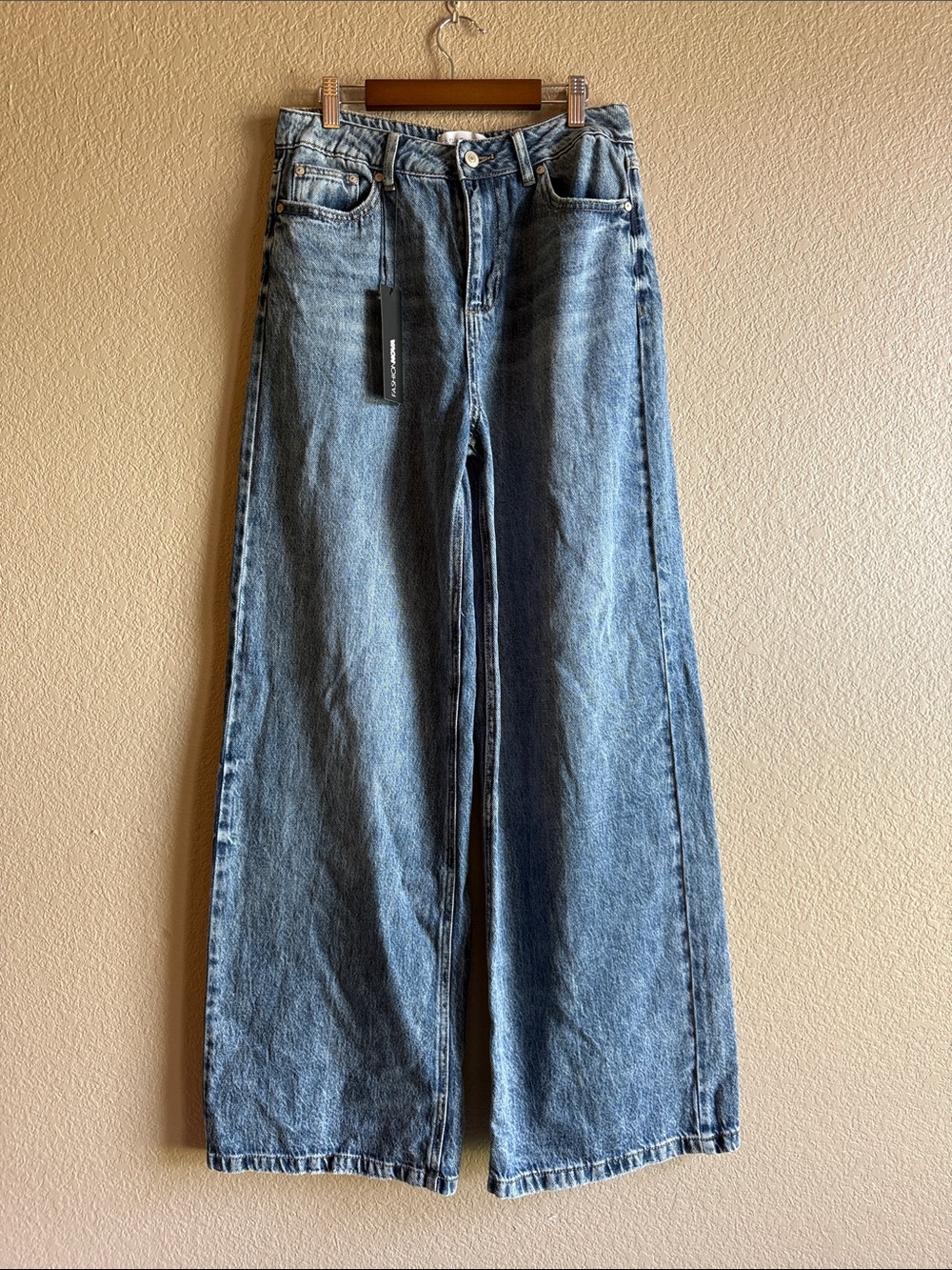 Fashion Nova Solange Baggy Wide Leg Jeans